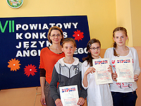powiatowy konkurs jezyka angielskiego  2012